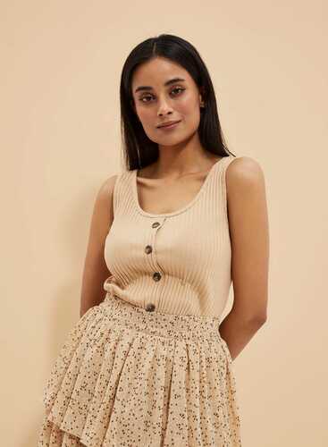 Майка L-TS-4056 D.BEIGE