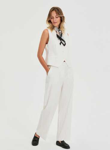 Штани L-SP-4911 OFF WHITE