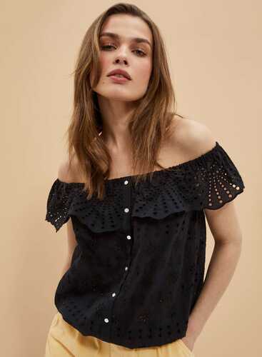 Блузка L-KO-4035 BLACK