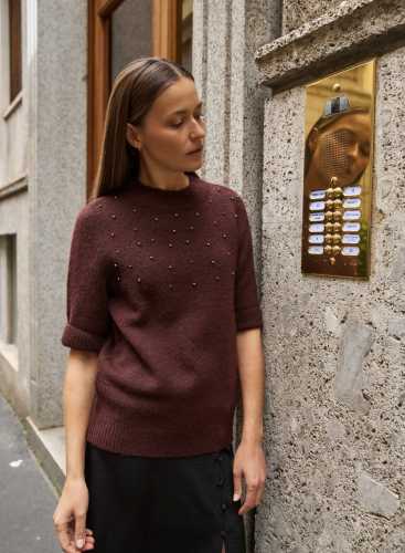 Светр Z-SW-4839 BURGUNDY