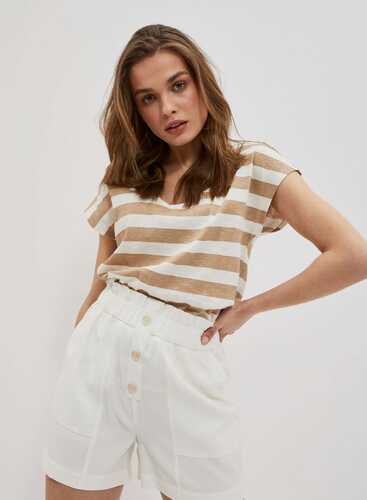 Шорти L-SH-4019 OFF WHITE