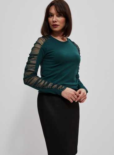 Футболка довгий рукав Z-TS-3925 D.GREEN