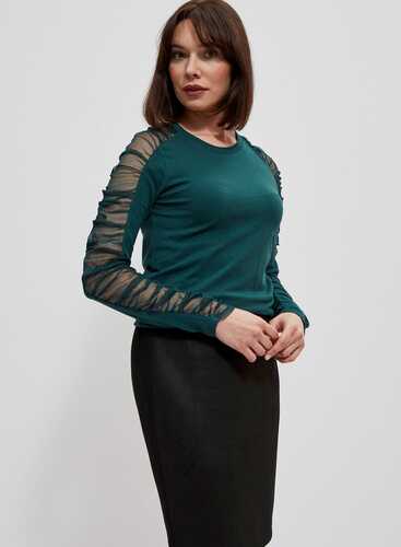 Футболка довгий рукав Z-TS-3925 D.GREEN