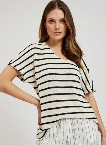 Футболка L-TS-4393 OFF WHITE