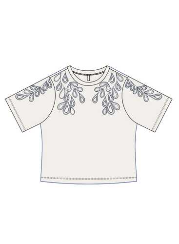 Футболка L-TS-4970 OFF WHITE