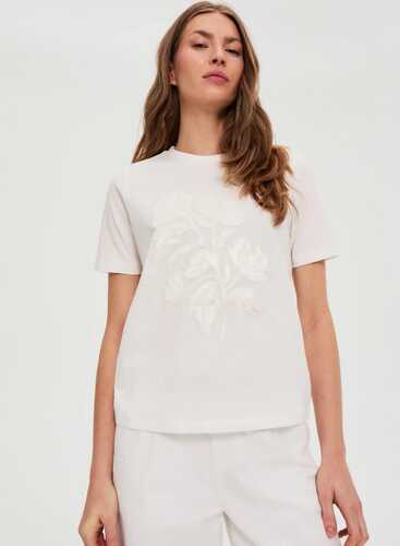 Футболка L-TS-4925 OFF WHITE