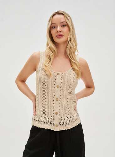 Топ в'язаний L-TS-4730 L.BEIGE