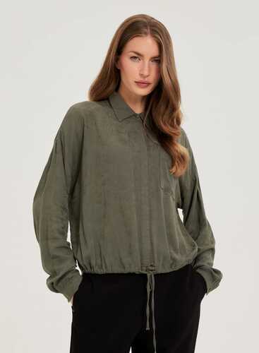 Блузка Z-KO-4823 D.OLIVE